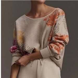 Daily Practice by Anthropologie Hazy Daze Pullover Sweater Sz S